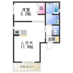 casa高石駅前の物件間取画像